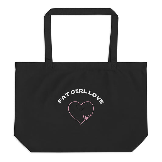 Large organic tote bag